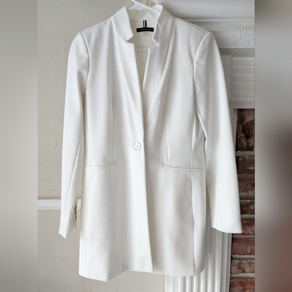 Tommy Hilfiger | Solid One-Button Topper Jacket - image 2